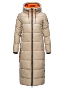 Steppmantel Navahoo "Steppmantel Schmuseengel", Damen, Gr. XS, grau (taupe), Obermaterial: 100% Nylon NY. Obermaterial: Futter: 100% Polyester PES. 100% Polyester PES., M&auml;ntel Steppmantel