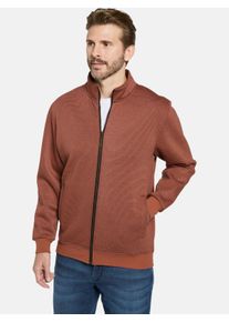 Sweatjacke Babista "Sweatjacke NORIETTA", Herren, Gr. L, braun (cognac), Obermaterial: 100% Baumwolle CO., Sweatjacken Sweatjacke