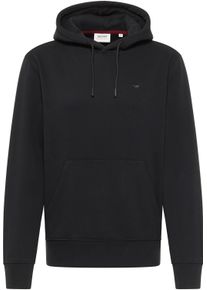 Sweatshirt Mustang "Herren Style Bronson", Herren, Gr. M, schwarz, 80% Baumwolle, 20% Polyester, regular fit, Sweatshirts Sweatshirt