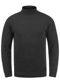 !Solid Rollkragenpullover SOLID "Rollkragenpullover SDKarlos", Herren, Gr. L, grau (dar grau m), Obermaterial: 50% Baumwolle CO. 50% Polyacryl PAN., Pullover Rollkragenpullover
