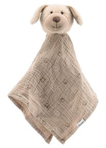 Schmusetuch Sterntaler "Schmusetuch L HUND Lucky", Kinder, beige (sand), Obermaterial: 100% Polyester PES., Schnuffelt&uuml;cher Schmusetuch