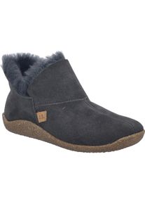 Hausschuh Josef Seibel "Vinny 07, anthrazit", Damen, Gr. 39, grau (anthrazit), Obermaterial: 100% Lammfell LF., Schuhe Hausschuh