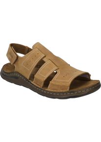 Sandale Josef Seibel "Maverick 13, castagne", Herren, Gr. 45, braun (castagne), Obermaterial: 100% Rindsleder Leather cow., Schuhe Sandale