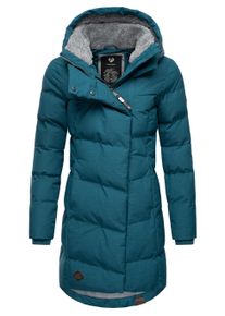 Wintermantel Ragwear "Wintermantel Pavla", Damen, Gr. L, blau (deep ocean23), Obermaterial: 100% Polyester PES. Obermaterial: Futter: 100% Polyester PES. 100% Polyester PES., M&auml;ntel Wintermantel