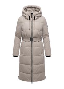 Steppmantel Navahoo "Steppmantel Herbstnebel 14", Damen, Gr. L, grau (light grau), Obermaterial: 100% Polyester PES. Obermaterial: Futter: 100% Polyester PES. 100% Polyester PES., M&auml;ntel Steppmantel