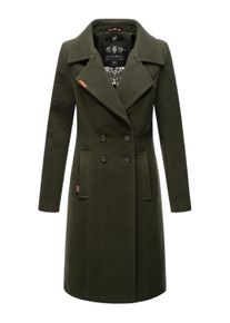 Wintermantel Navahoo "Wintermantel Wooly", Damen, Gr. 3XL, gr&uuml;n (dunkelgr&uuml;n), Obermaterial: 90% Polyacryl PAN. 8% Viskose CV. 2% Elasthan EL. Obermaterial: Futter: 100% Polyester PES., M&auml;ntel Wintermantel