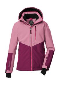 Skijacke Killtec "KSW 207 GRLS SKI JCKT", M&auml;dchen, Gr. 152, hellrosa, Obermaterial: 100% Polyester;Futter: 100% Polyester;F&uuml;llung: 100% Polyester, Jacken Skijacke, Wasserdichte, atmungsaktive Kinderjacke mit reflektierenden Details