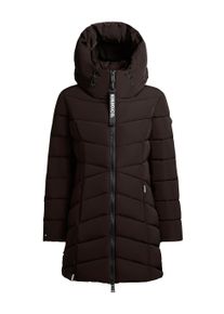 Wintermantel Khujo "Wintermantel Dier", Damen, Gr. M, lila (moody plum), Obermaterial: 100% Nylon NY. Obermaterial: Futter: 100% Nylon NY. 100% Polyester PES., M&auml;ntel Wintermantel