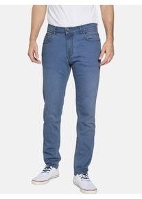5-Pocket-Jeans Babista "Jeans ORINOZ", Herren, Gr. 56, N-Gr, blau (hellblau), Obermaterial: 98% Baumwolle CO. 2% Elasthan EL., regular fit, Jeans 5-Pocket-Jeans