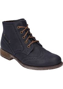 Stiefelette Josef Seibel "Sienna 15, ocean", Damen, Gr. 37, blau (ocean), Obermaterial: 100% Rindsleder Leather cow., Schuhe Stiefelette