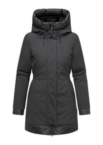 Wintermantel Navahoo "Wintermantel Winterprinzessin 14", Damen, Gr. XL, schwarz (anthrazit), Obermaterial: 100% Polyester PES. Obermaterial: Futter: 100% Polyester PES. 100% Polyester PES., M&auml;ntel Wintermantel