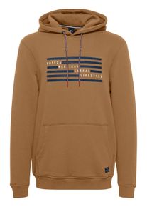 Kapuzenpullover FQ1924 "Hoodie FQWilliam", Herren, Gr. M, braun (ermine), Obermaterial: 80% Baumwolle CO. 20% Polyester PES., bedruckt, Pullover Kapuzenpullover