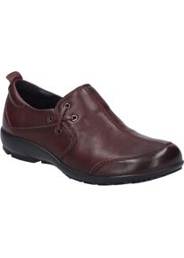 Slipper Josef Seibel "Charlotte 17, bordeaux", Damen, Gr. 40, rot (bordeaux), Obermaterial: 100% Rindsleder Leather cow., Schuhe Slipper