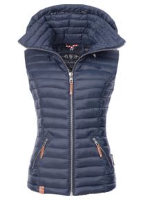 Steppweste Navahoo "Steppweste Shadaa", Damen, Gr. XS, blau (navy), Obermaterial: 100% Nylon NY. Futter: 100% Polyester PES. 100% Polyester PES., Westen Steppweste