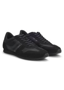 Sneaker BOSS "Sneaker Levon Runn nymi 1er Pack", Herren, Gr. 43, schwarz, Obermaterial: 100% Polyester PES., Schuhe Sneaker