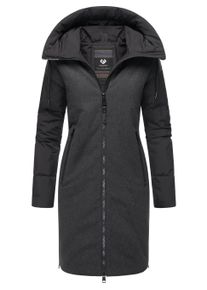 Wintermantel Ragwear "Wintermantel Jumana", Damen, Gr. M, schwarz, Obermaterial: 100% Polyester PES. Obermaterial: Futter: 100% Polyester PES. 100% Polyester PES., M&auml;ntel Wintermantel