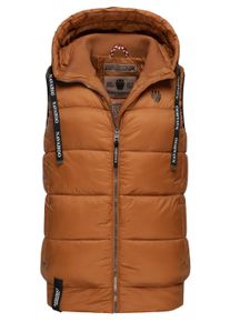 Steppweste Navahoo "Steppweste Kassidy", Damen, Gr. XS, braun (rusty cinnamon), Obermaterial: 100% Nylon NY. Futter: 100% Polyester PES. 100% Polyester PES., Westen Steppweste