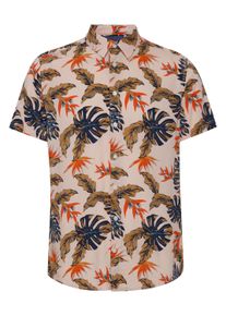 Blusenshirt Blend "Hawaiihemd BHGawai", Herren, Gr. L, rosa (rose smoke), Obermaterial: 100% Viskose CV., Hemden Blusenshirt