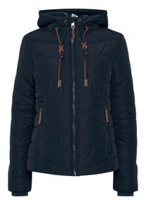 Winterjacke oxmo "Winterjacke OXMala", Damen, Gr. M, blau (total eclipse), Obermaterial: 100% Polyester PES., Jacken Winterjacke