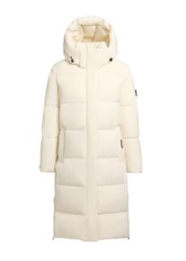 Steppmantel Khujo "Steppmantel Rachel Matt-YM", Damen, Gr. L, wei&szlig; (cotton wei&szlig;), Obermaterial: 100% Polyester PES. Obermaterial: Futter: 100% Nylon NY. 100% Polyester PES., M&auml;ntel Steppmantel