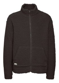 Funktions-Kapuzensweatjacke 11 Project "Fellimitatjacke PRDeen", Herren, Gr. XL, grau (forged iron), Obermaterial: 100% Polyester PES., Sweatjacken Funktions-Kapuzensweatjacke