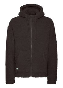 Funktions-Kapuzensweatjacke 11 Project "Fellimitatjacke PRDaag", Herren, Gr. L, grau (forged iron), Obermaterial: 100% Polyester PES., Sweatjacken Funktions-Kapuzensweatjacke