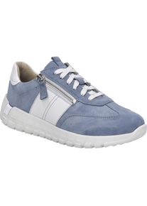 Sneaker Josef Seibel "Gabby 01, slate blue-kombi", Damen, Gr. 40, blau (slate blau, kombi), Obermaterial: 100% Rindsleder Leather cow., Schuhe Sneaker