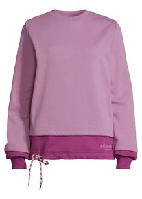 Sweatshirt SALZHAUT "Sweatshirt SAGESP&Ouml;NE", Damen, Gr. XS, rosa (pale), Obermaterial: 80% Baumwolle CO. 20% Polyester PES., Sweatshirts Sweatshirt