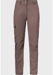 Sch&ouml;ffel Outdoorhose SCH&Ouml;FFEL "Pants Kitzstein L", Herren, Gr. 38, Normalgr&ouml;&szlig;en, lila (3905, braun), Oberstoff: 95% Nylon 5% Elasthan, Hosen Outdoorhose