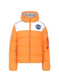 Winterjacke Alpha Industries "HP NASA Jacket", Herren, Gr. S, tangerine, Obermaterial: 100% Nylon, Lining/F&uuml;llung: 100% Polyester, Jacken Winterjacke