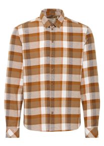 Langarmhemd Blend "Langarmhemd BHShirt", Damen, Gr. S, N-Gr, braun (otter), Obermaterial: 100% Baumwolle CO., Hemden Langarmhemd