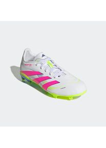 Fu&szlig;ballschuh adidas Performance "PREDATOR LEAGUE KIDS FG/MG", Kinder, Gr. 32, cloud wei&szlig;, lucid pink, lucid lemon, Synthetik, Schuhe Fu&szlig;ballschuh, f&uuml;r Rasenpl&auml;tze, f&uuml;r Kinder & Jugendliche