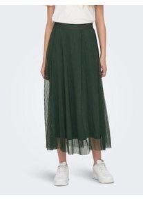 Maxirock Only "ONLLAVINA SKIRT JRS", Damen, Gr. L (40), duffel bag, Jersey, Obermaterial: 100% Polyester, unifarben, wadenlang, R&ouml;cke Maxirock, Polyester