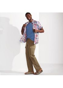LANDS' END Cargo-Hose mit Stretch, Classic Fit, Herren,  Braun, Elasthan/Baumwoll-Mischung, by Lands' End