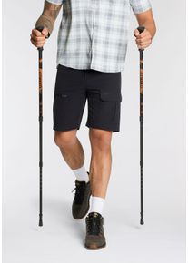 Cargoshorts CMP "MAN BERMUDA", Herren, Gr. 46, N-Gr, blau (antracite), Obermaterial: 92% Polyamid, 8% Elasthan, Hosen Cargoshorts