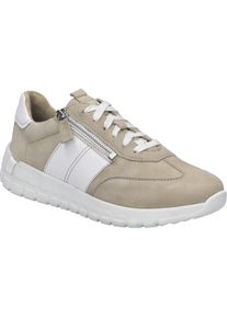 Sneaker Josef Seibel "Gabby 01, sand-kombi", Damen, Gr. 42, beige (sand, kombi), Obermaterial: 100% Rindsleder Leather cow., Schuhe Sneaker