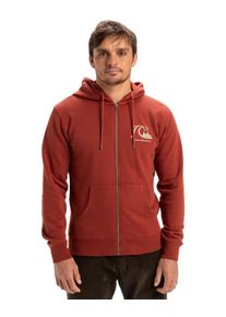 Hoodie Quiksilver "Graphic", Herren, Gr. XL, braun (henna), Obermaterial: 55% Walkfrottier, 45% Microfaser;, Sweatshirts Hoodie