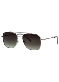 Marc O'Polo Sonnenbrille MARC O'POLO "Modell 505126", Herren, silber, leicht gl&auml;nzend, metallic, Sonnenbrillen Sonnenbrille, Form Pilot, Logoschriftzug auf B&uuml;gel, Metallfassung