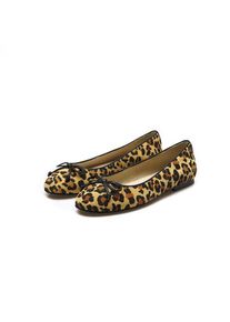 LANDS' END Ballerinas mit Schleife, Damen,  Schwarz, Leder, by Lands' End