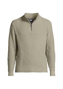 LANDS' END Chenille-Pullover mit Rei&szlig;verschluss, Herren,  Sonstige, Polyester/Nylon, by Lands' End