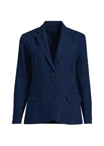 LANDS' END Leinenblazer, Damen,  Blau, Leinen, by Lands' End