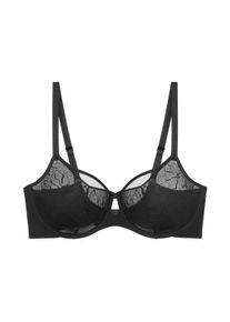 B&uuml;gel-BH Triumph "Comfort Contour W01", Damen, Gr. 90, Cup C, schwarz, Microtouch, Obermaterial: 65% Polyamid, 35% Elasthan, BHs B&uuml;gel-BH, verkleinert die Brust optisch um eine Cup-Gr&ouml;&szlig;e