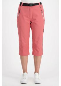 Caprihose Killtec "KOS 240 WMN CPR PNTS", Damen, Gr. 46, N-Gr, koralle, Obermaterial: 100% Polyester. Futter: 65% Polyester, 35% Baumwolle, Hosen Caprihose
