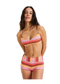 Triangel-Bikini-Top Roxy "Sunset Stripe Bralette", Damen, Gr. XS, Cup B, pink cosmos, Obermaterial: 81% Nylon, 19% Elasthan;, Bikini-Oberteile Triangel-Bikini-Top