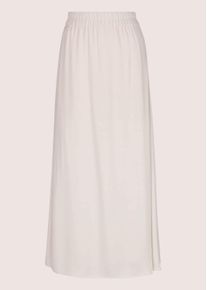 Madeleine Mode Midirock MADELEINE "Rock Langer Rock mit tiefer Seitenfalte", Damen, Gr. 38, wei&szlig; (perlwei&szlig;), Obermaterial: 100% Viskose CV., Modern, normal, R&ouml;cke Midirock