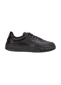 Sneaker Hugo "Sneaker Yarrow tenn grpu", Herren, Gr. 41, schwarz, Obermaterial: 60% Polyester PES. 40% Polyurethan PU. Futter: 100% Polyester PES. 100% Gummi rubber., Schuhe Sneaker