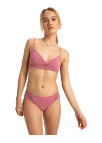 Bikini-Hose Roxy "Beach Classics Hipster", Damen, Gr. M, US-Gr&ouml;&szlig;en, rosa (heather rose), Obermaterial: 85% Microfaser, 15% Elasthan;, Badehosen Bikini-Hose
