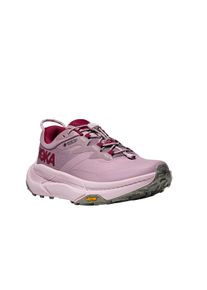 Trailrunningschuh Hoka One One "W TRANSPORT GORE-TEX", Damen, Gr. 38,5, fragrant lila, lila cream, Synthetik, Textil, Schuhe Trailrunningschuh, wasserdicht