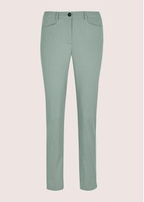 Madeleine Mode Chinohose MADELEINE "Chinohose Jerseyhose mit Formbund", Damen, Gr. 40, N + K Gr, gr&uuml;n (hellsalbeigr&uuml;n), Obermaterial: 97% Baumwolle CO. 3% Elasthan EL., Hosen Chinohose