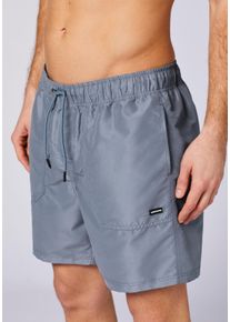 Badeshorts Chiemsee "Swim Shorts", Herren, Gr. XL, N-Gr, grau (grisaille), Web, Obermaterial: 100% Polyester, Badehosen Badeshorts, f&uuml;r Erwachsene, sportlicher Stil, leichtes Material